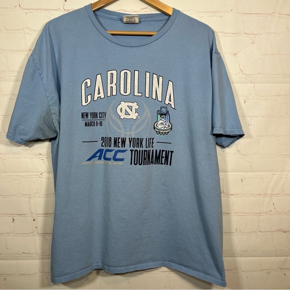 Unc Carolina 2018 Acc Basketball Tournament Nyc Mens T Shirt Size Xl